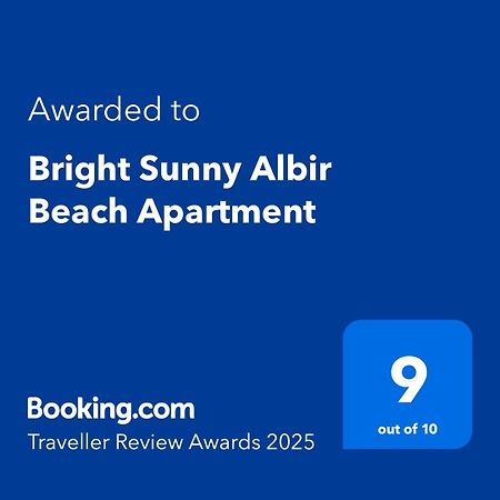 Bright Sunny Albir Beach Apartment Альбир Экстерьер фото