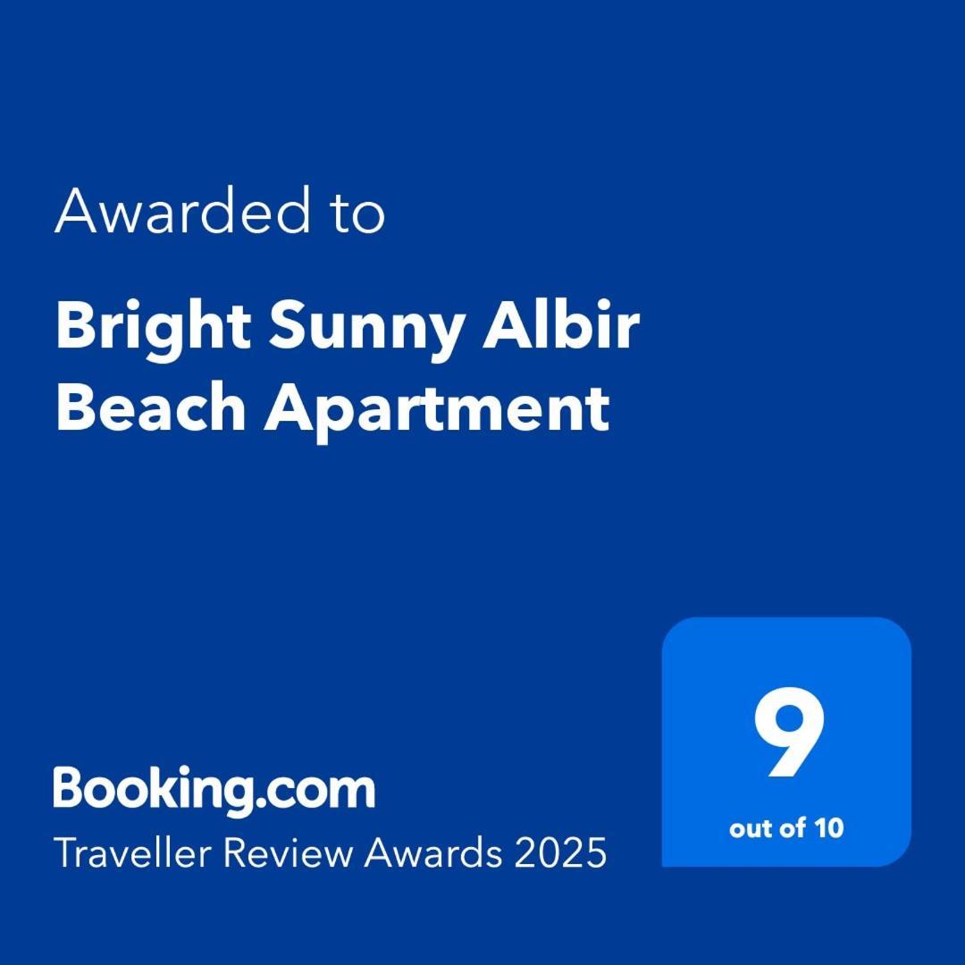 Bright Sunny Albir Beach Apartment Альбир Экстерьер фото